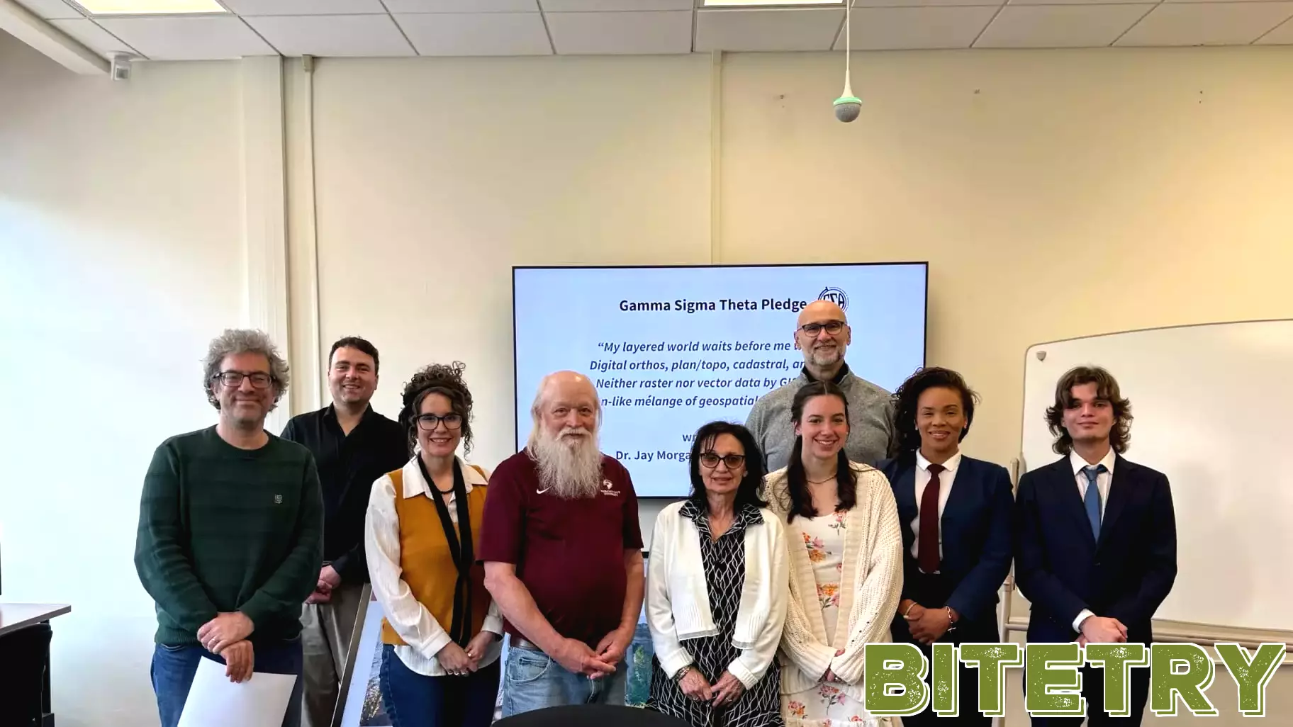 Fairmont State celebrates new geospatial technology honor society inductees