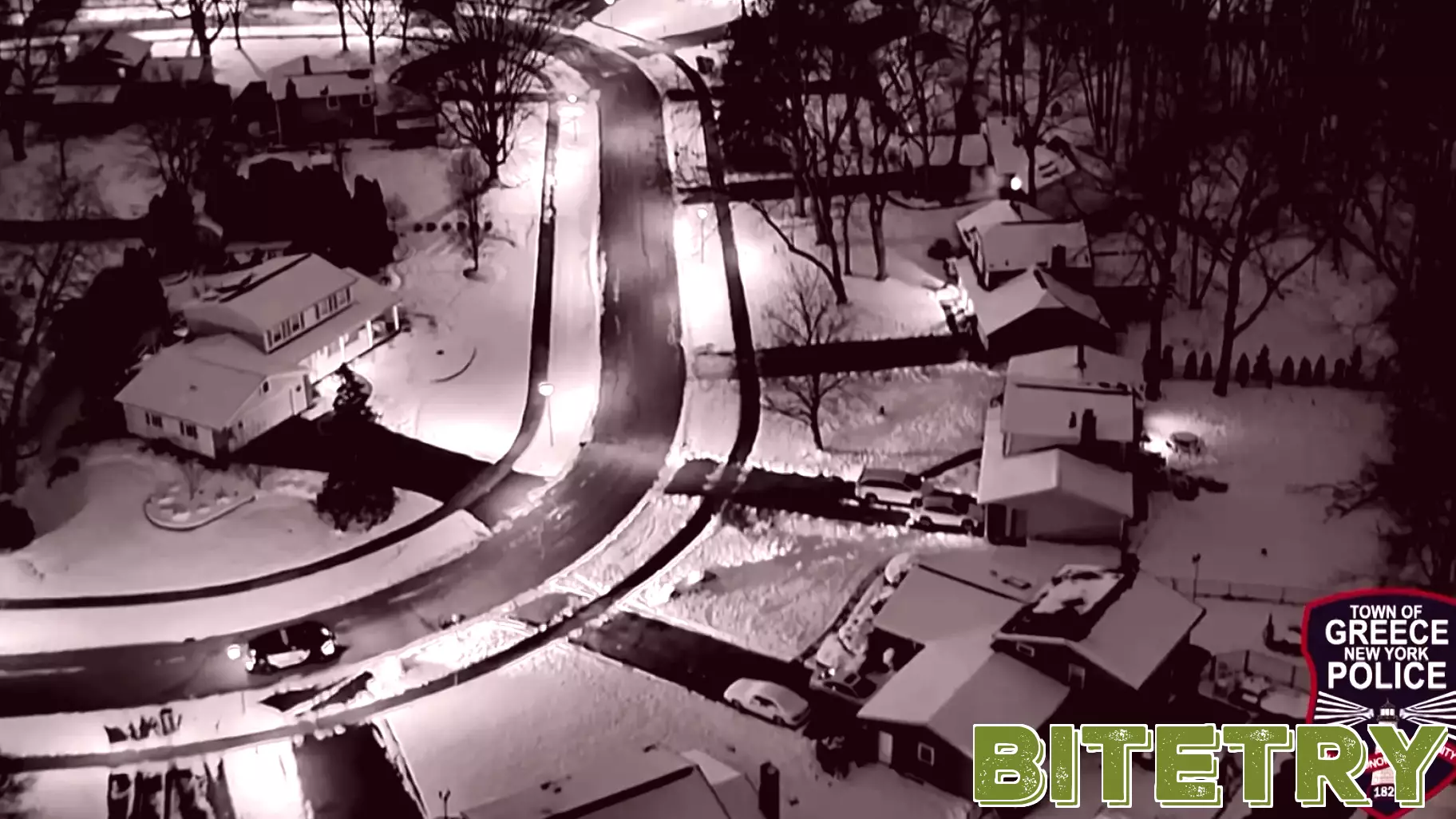 Greece Police use drone technology to catch suspect